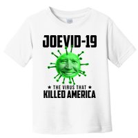 Joevid 19 The Virus That Killed America Funny Joe Biden Toddler T-Shirt