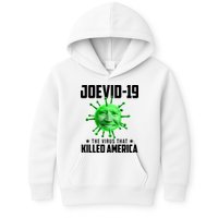 Joevid 19 The Virus That Killed America Funny Joe Biden Kids Hoodie