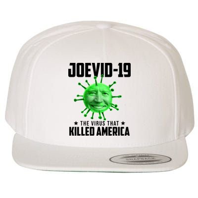 Joevid 19 The Virus That Killed America Funny Joe Biden Wool Snapback Cap