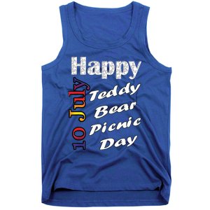 July 10th Teddy Bear Picnic Day Fun Gift Idea Tank Top