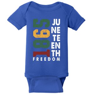 Junenth 1865 Vibes Only Gift Baby Bodysuit