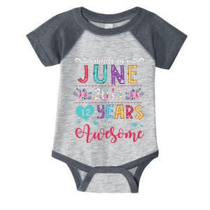 June 2011 12th Birthday 2011 Years Old Made In 2011 Infant Baby Jersey Bodysuit