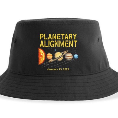 January 25 2025 Planetary Alignment Astronomy Space Lovers Sustainable Bucket Hat