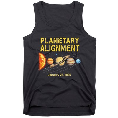 January 25 2025 Planetary Alignment Astronomy Space Lovers Tank Top
