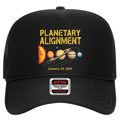 January 25 2025 Planetary Alignment Astronomy Space Lovers Trucker Hat