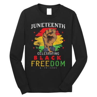 Juneteenth 2024 Black Freedom 1865 Pride Long Sleeve Shirt