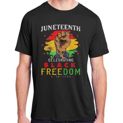 Juneteenth 2024 Black Freedom 1865 Pride Adult ChromaSoft Performance T-Shirt