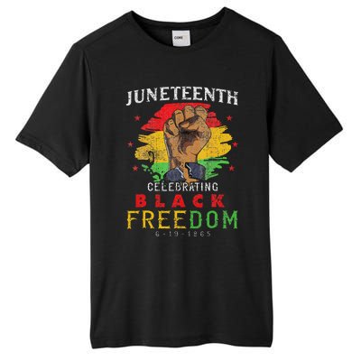 Juneteenth 2024 Black Freedom 1865 Pride Tall Fusion ChromaSoft Performance T-Shirt