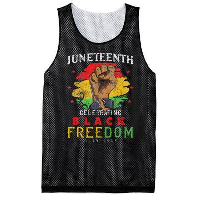 Juneteenth 2024 Black Freedom 1865 Pride Mesh Reversible Basketball Jersey Tank