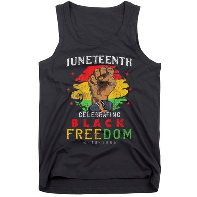 Juneteenth 2024 Black Freedom 1865 Pride Tank Top