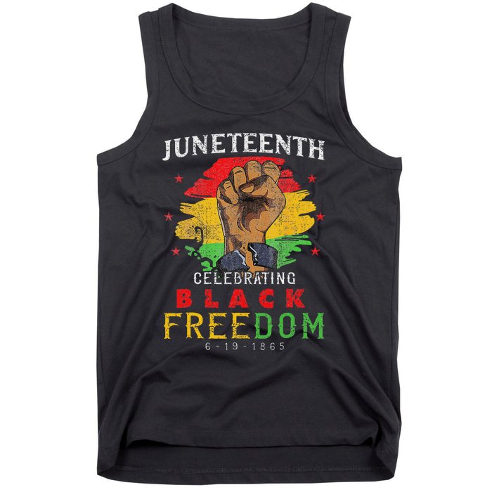 Juneteenth 2024 Black Freedom 1865 Pride Tank Top