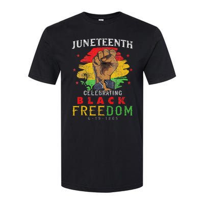 Juneteenth 2024 Black Freedom 1865 Pride Softstyle CVC T-Shirt