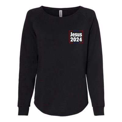 Jesus 2024 Crosses Womens California Wash Sweatshirt