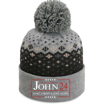 John 2024 Campaign Birthday Make America Cool Again Gift The Baniff Cuffed Pom Beanie