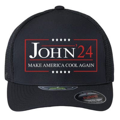 John 2024 Campaign Birthday Make America Cool Again Gift Flexfit Unipanel Trucker Cap