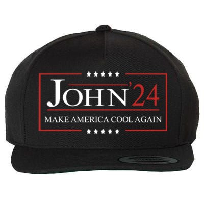 John 2024 Campaign Birthday Make America Cool Again Gift Wool Snapback Cap