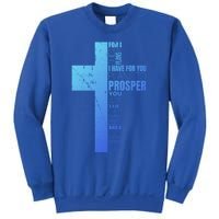 Jeremiah 29:11 Christian Cross Funny Gift Verse Sayings Meaningful Gift Sweatshirt