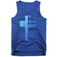 Jeremiah 29:11 Christian Cross Funny Gift Verse Sayings Meaningful Gift Tank Top