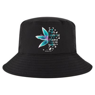 Jeremiah 29:11 Christian Bible Verse Gifts Religious Faith Cool Comfort Performance Bucket Hat