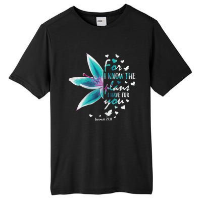 Jeremiah 29:11 Christian Bible Verse Gifts Religious Faith Tall Fusion ChromaSoft Performance T-Shirt