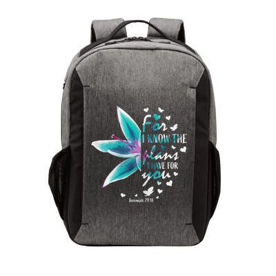 Jeremiah 29:11 Christian Bible Verse Gifts Religious Faith Vector Backpack