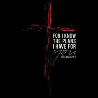 Jeremiah 2911 Christian Religious Faith Verse Cross Graphic Cooling Performance Crew T-Shirt