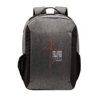 Jeremiah 2911 Christian Religious Faith Verse Cross Graphic Vector Backpack
