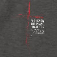 Jeremiah 2911 Christian Religious Faith Verse Cross Graphic Vector Backpack