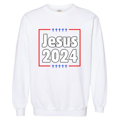 Jesus 2024 Crosses Garment-Dyed Sweatshirt