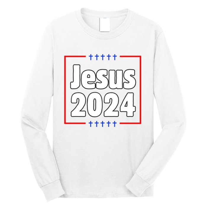 Jesus 2024 Crosses Long Sleeve Shirt