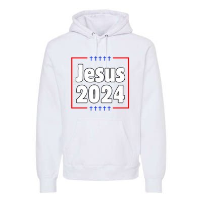 Jesus 2024 Crosses Premium Hoodie