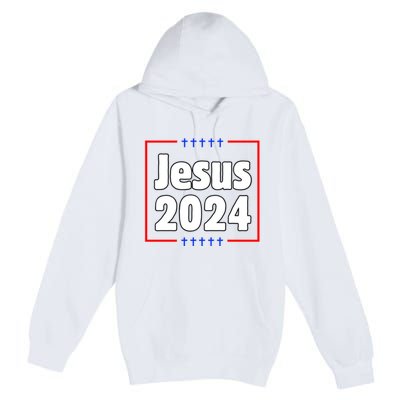 Jesus 2024 Crosses Premium Pullover Hoodie