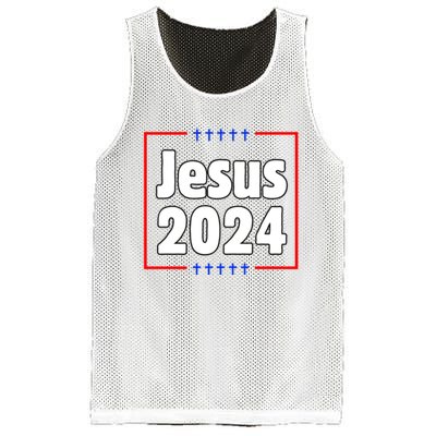 Jesus 2024 Crosses Mesh Reversible Basketball Jersey Tank