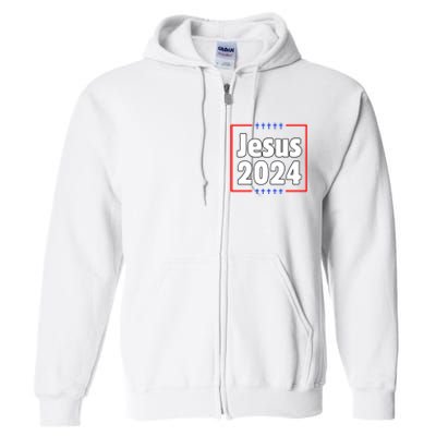 Jesus 2024 Crosses Full Zip Hoodie