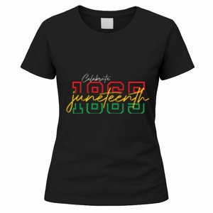 Juneteenth 2024 Celebrate Black Freedom 1865 Women's T-Shirt