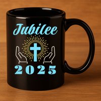 Jubilee 2025 Catholic Rome 11oz C Handle Ceramic Mug