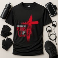 Jeremiah 2911 Christian Religious Bible Verse Cross Cooling Performance Crew T-Shirt