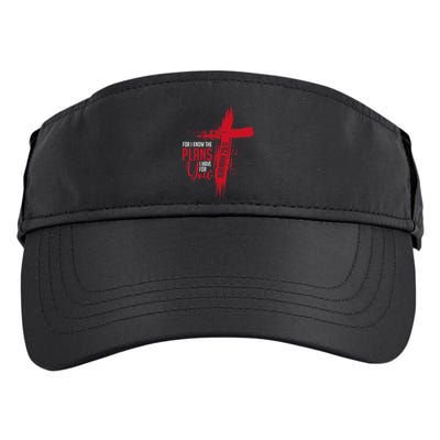 Jeremiah 2911 Christian Religious Bible Verse Cross Adult Drive Performance Visor
