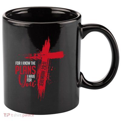 Jeremiah 2911 Christian Religious Bible Verse Cross 11oz C Handle Ceramic Mug