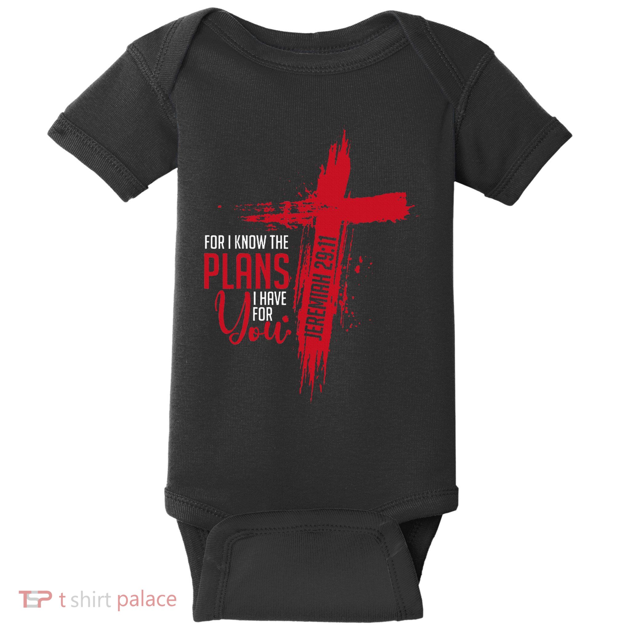 Jeremiah 2911 Christian Religious Bible Verse Cross Baby Bodysuit