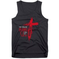 Jeremiah 2911 Christian Religious Bible Verse Cross Tank Top