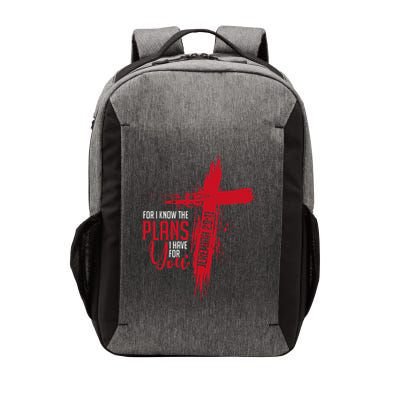 Jeremiah 2911 Christian Religious Bible Verse Cross Vector Backpack