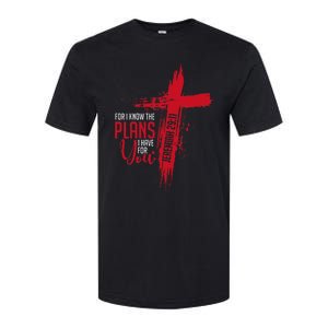 Jeremiah 2911 Christian Religious Bible Verse Cross Softstyle CVC T-Shirt