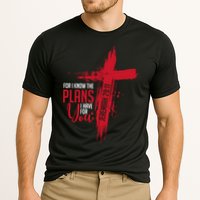 Jeremiah 2911 Christian Religious Bible Verse Cross Cooling Performance Crew T-Shirt