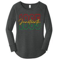 Juneteenth 2024 Celebrate Black Freedom 1865 History Month Women's Perfect Tri Tunic Long Sleeve Shirt