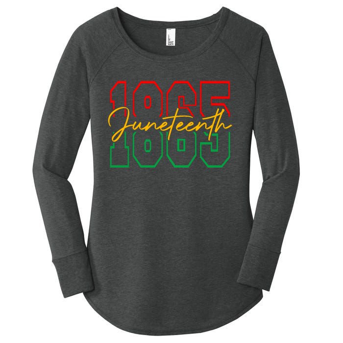 Juneteenth 2024 Celebrate Black Freedom 1865 History Month Women's Perfect Tri Tunic Long Sleeve Shirt