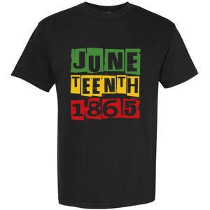 Juneteenth 2024 Celebrate Black Freedom 1865 Garment-Dyed Heavyweight T-Shirt