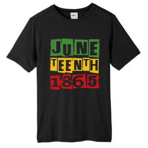 Juneteenth 2024 Celebrate Black Freedom 1865 Tall Fusion ChromaSoft Performance T-Shirt