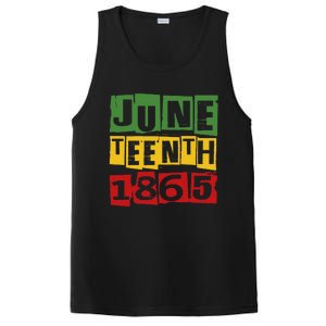 Juneteenth 2024 Celebrate Black Freedom 1865 PosiCharge Competitor Tank