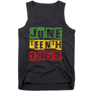 Juneteenth 2024 Celebrate Black Freedom 1865 Tank Top